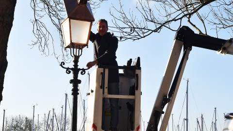 Werkzaamheden nieuwe lantaarns binnenstad worden in het nieuwe jaar hervat 